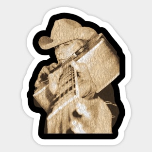 Classic Guitar Dwight Yoakam Sticker